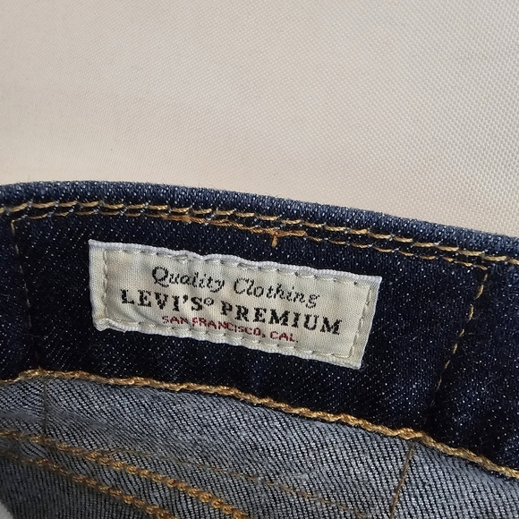Levi’s Premium Men’s Jeans 511 Slim Fit Blue Denim 38x32 Big E - Picture 7 of 13